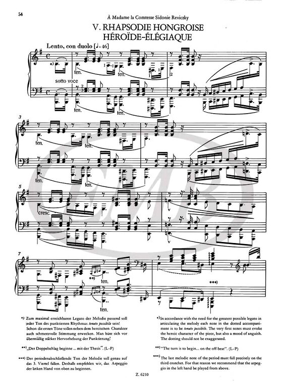 LISZT F. - RAPSODIAS HUNGARAS V.1 - 4