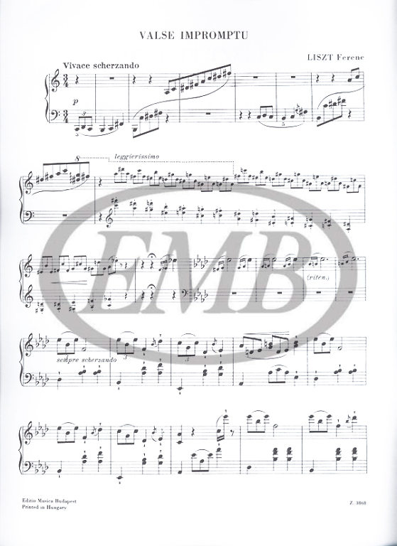 LISZT F. - VALS IMPROMPTU Y PETITE VALSES FAVORITE 2