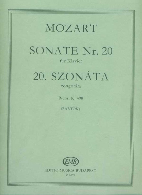 MOZART W.A. - SONATA SIb M -