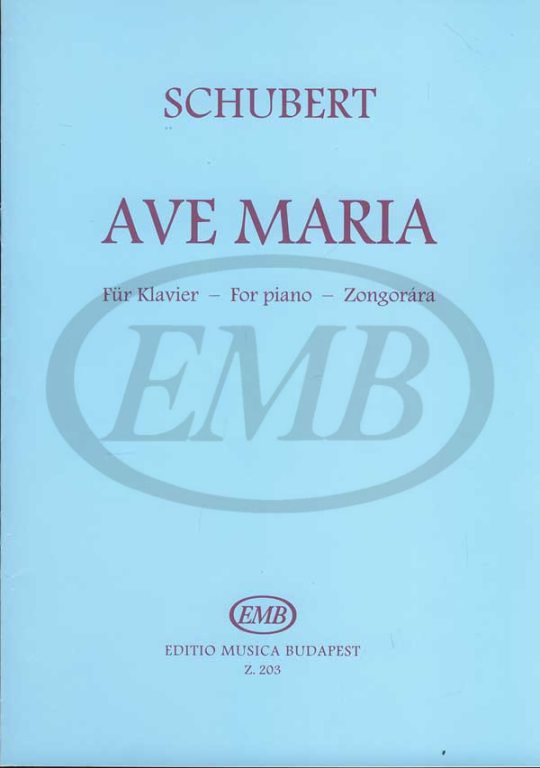SCHUBERT F. - AVE MARIA - OP.52 Nº6