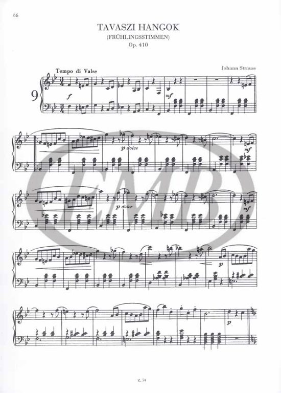 STRAUSS J. - VALSES CELEBRES (10) - 5