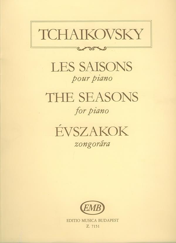 TCHAIKOVSKY P.I. - LAS ESTACIONES - OP.37A