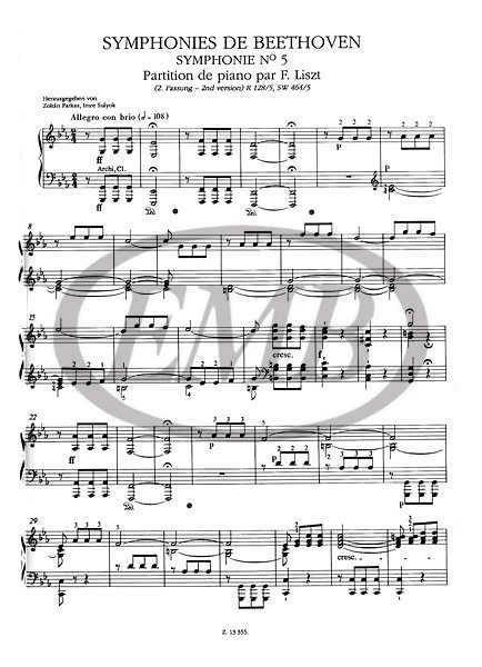LISZT F. - SINFONIAS DE BEETHOVEN (5-7) - 4