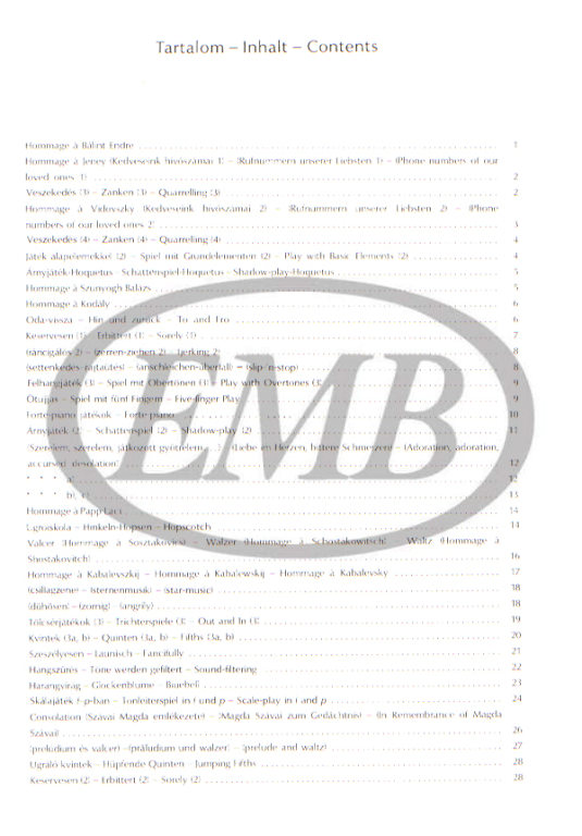KURTAG G. - JUEGOS V.2 - 2