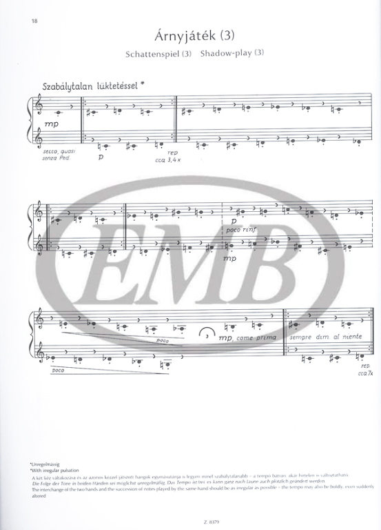 KURTAG G. - JUEGOS V.3 - 5