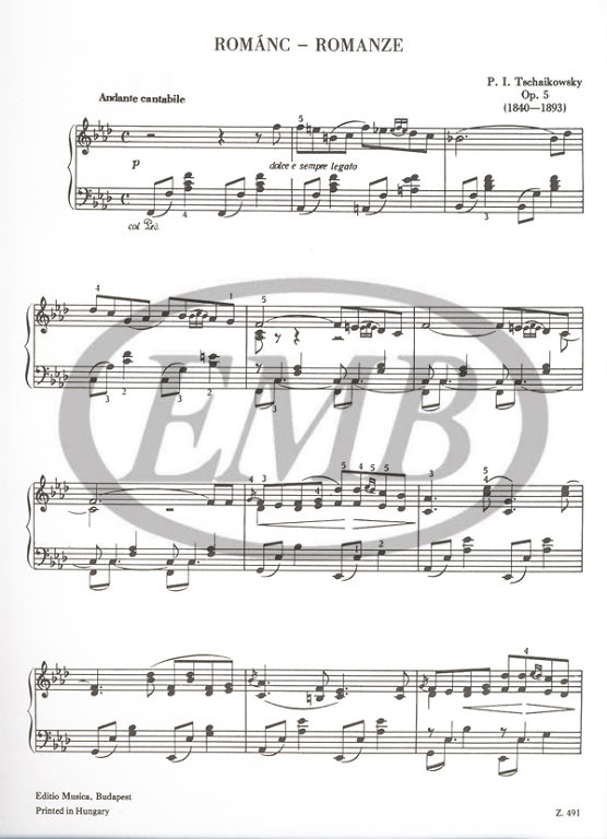 TCHAIKOVSKY P.I. - ROMANCE - 2