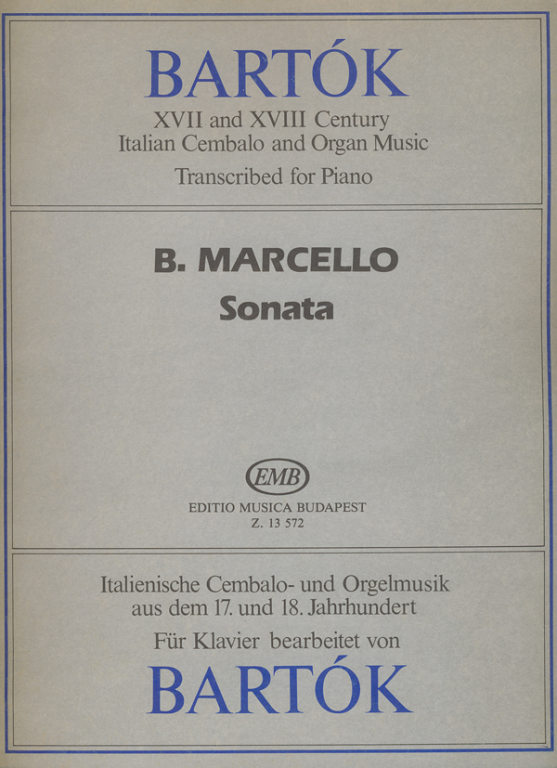 MARCELLO B. - SONATA -