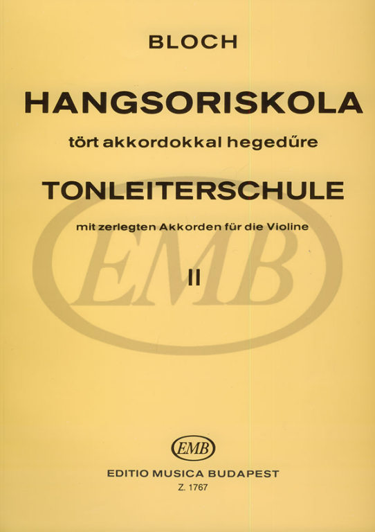 BLOCH J. - ESTUDIOS DE ESCALAS V.2 - OP.5