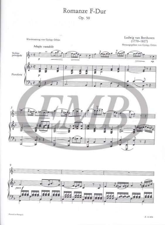 BEETHOVEN L.V. - ROMANZAS (2) - OP.40/50 2