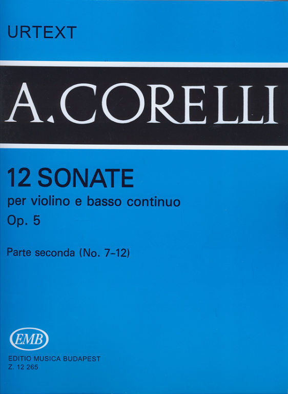CORELLI A. - SONATAS V.2 (7-12) URTEXT (12) - OP.5