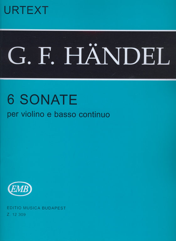 HANDEL G.F. - SONATAS (6) URTEXT -