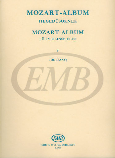 MOZART W.A. - ALBUM V.5 SONATAS -
