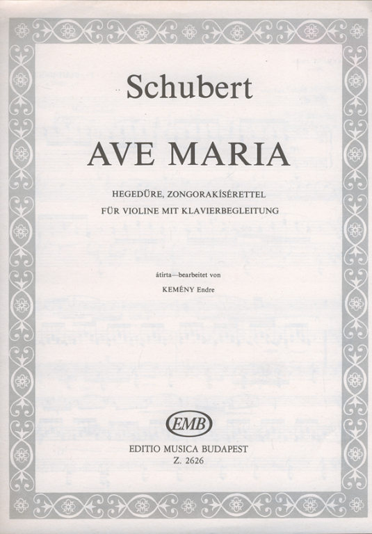 SCHUBERT F. - AVE MARIA - OP.52 Nº6
