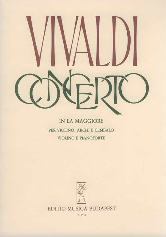 VIVALDI A. - CONCIERTO LA M OP.9 Nº2 LA CETRA (P.V 214) (F.I 51) (RV 345)