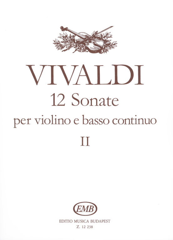 VIVALDI A. - SONATAS V.2 (7-12) (12) - OP.2