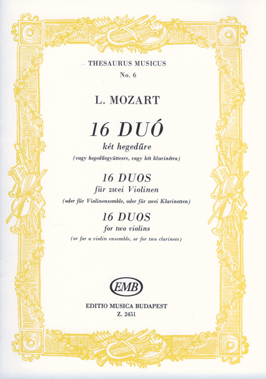 MOZART L. - DUOS (16) -