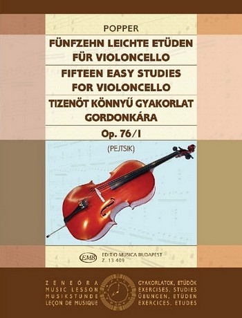 POPPER D. - ESTUDIOS V.1 (15) - OP.76 VIOLONCHELO