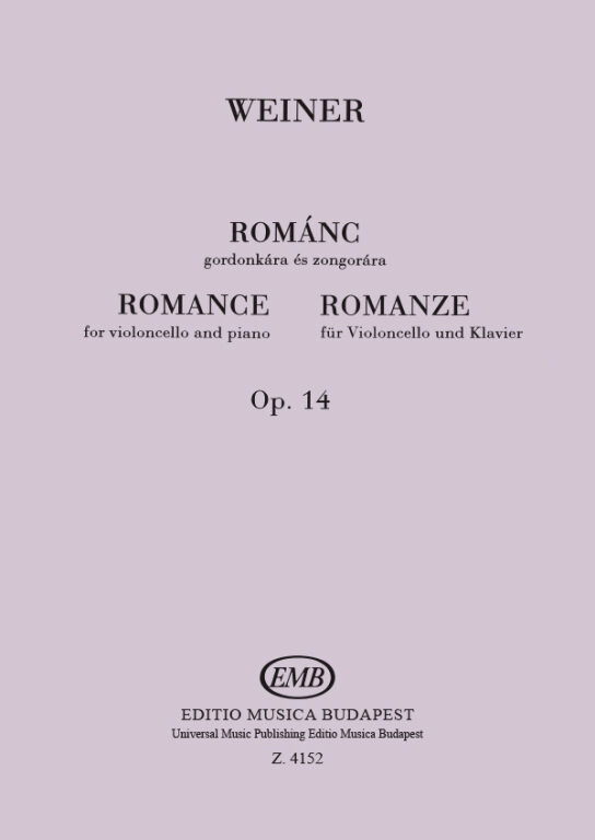 WEINER, L. - ROMANCE - OP.14
