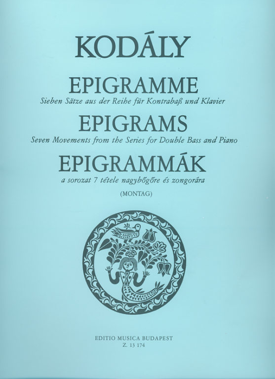 KODALY Z. - EPIGRAMS -