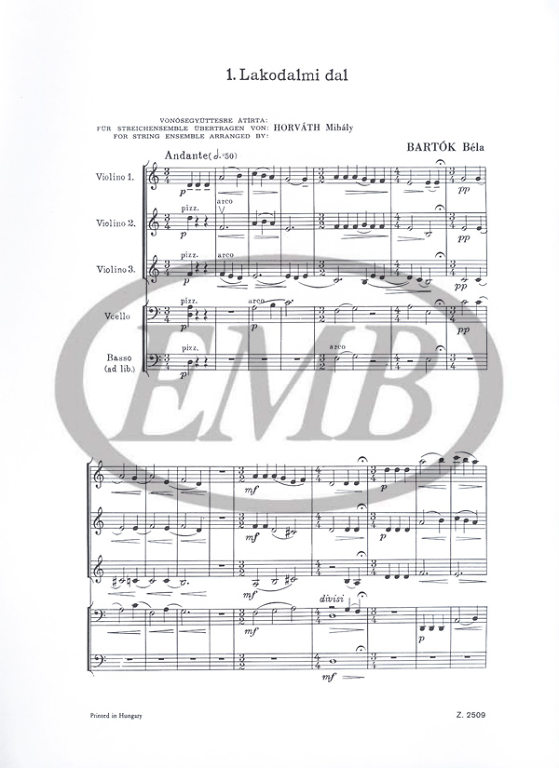 BARTOK B. - PEQUEÑAS PIEZAS (14) (SC+PT) -