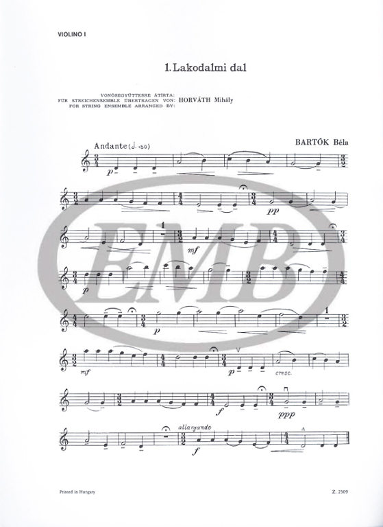 BARTOK B. - PEQUEÑAS PIEZAS (14) (SC+PT) -