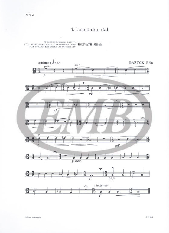 BARTOK B. - PEQUEÑAS PIEZAS (14) (SC+PT) -