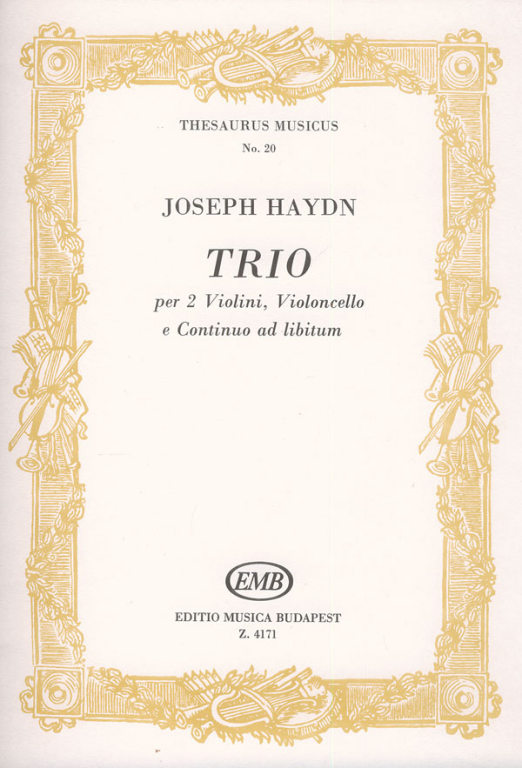 HAYDN J. - TRIO (SC+PT)    2V/VC -