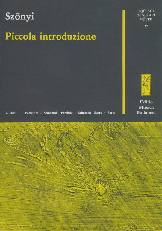 SZONYI E. - PICCOLA INTRODUZIONE (SC+PT) -