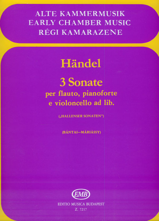 HANDEL G.F. - SONATAS (3) -