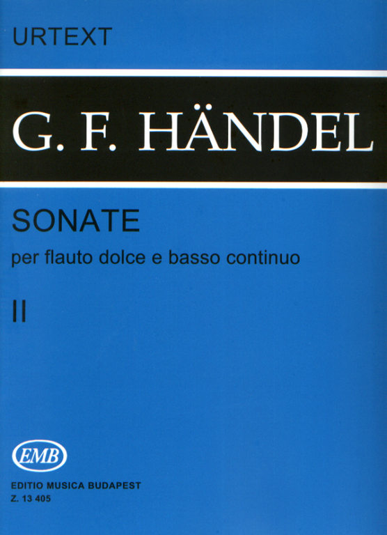 HANDEL G.F. - SONATAS V.2 (5-8) (8) URTEXT -