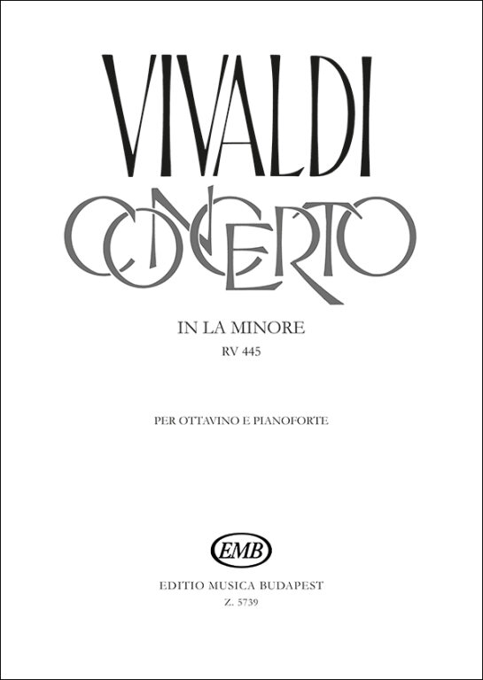 VIVALDI A. - CONCIERTO OP.44/26 -