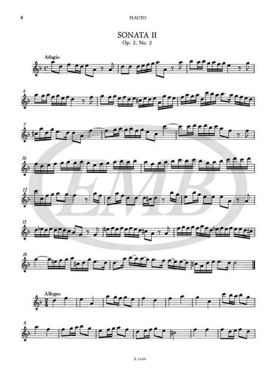 MARCELLO B. - SONATAS V.1 URTEXT (1-6) (12) - OP.2 3