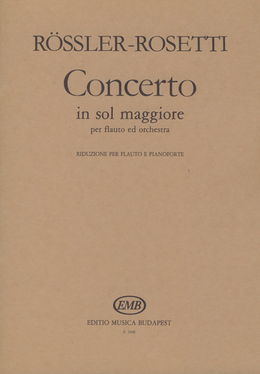 ROSLER-ROSETTI F. - CONCIERTO SOL M -