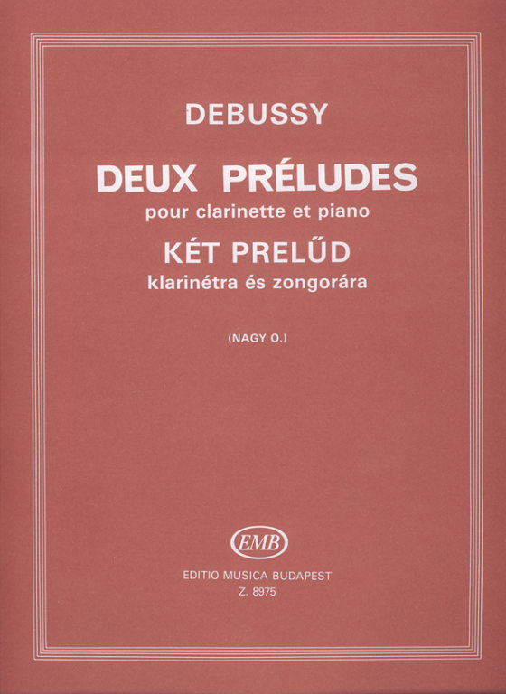 DEBUSSY C. - PRELUDIOS (2) - CLARINETE