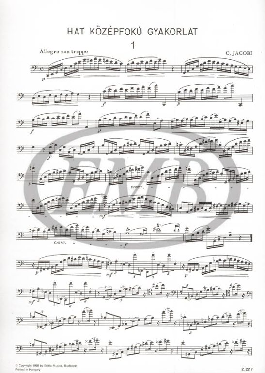 JACOBI C. - EJERCICIOS MEDIOS (6) - FAGOT- 2