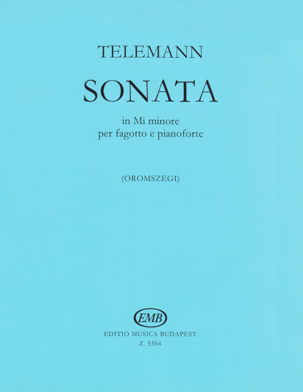 TELEMANN G.P. - SONATA MI m -