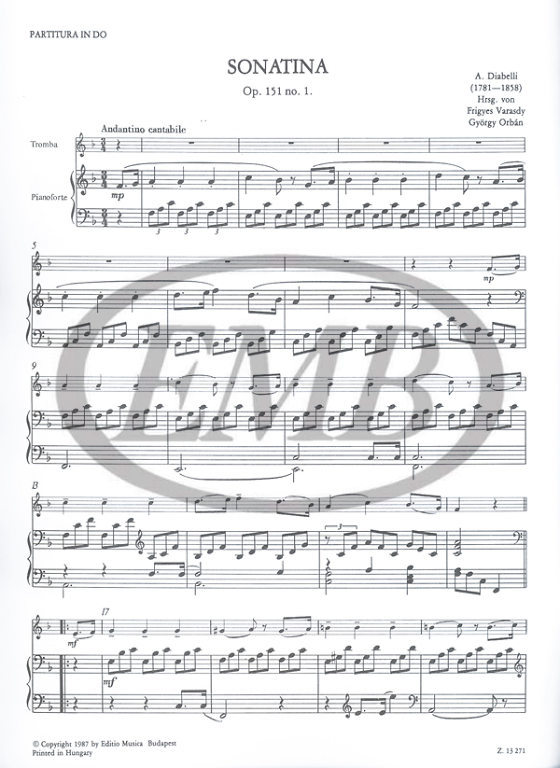 DIABELLI A. - SONATINA - OP.151 Nº1 2