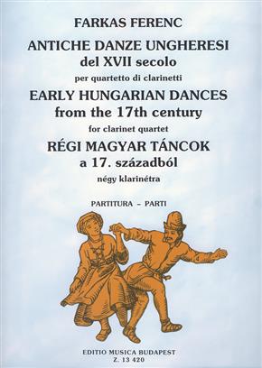 FARKAS F. - ANTIGUAS DANZAS HUNGARAS  - CUARTETO CLARINETES