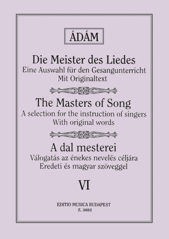 ALBUM - MASTERS OF SONG V.6 -