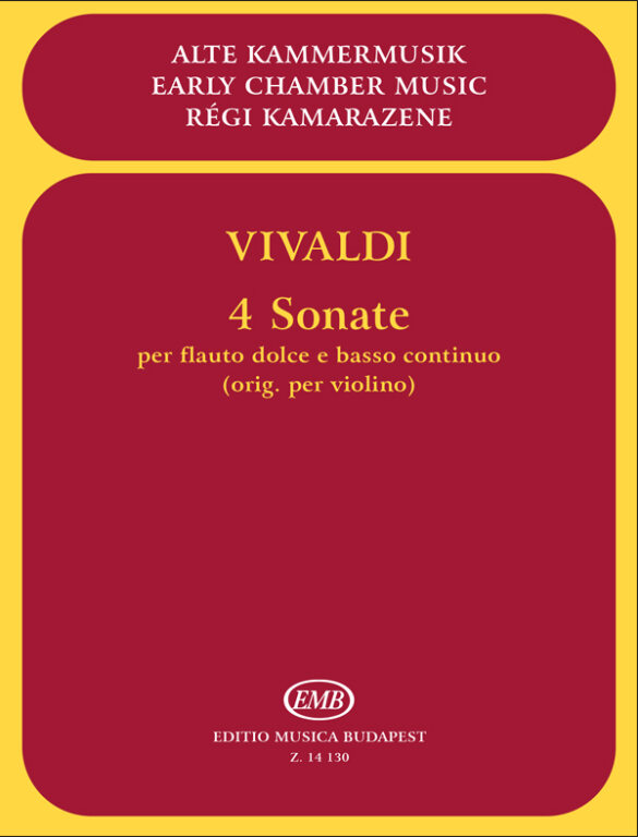 VIVALDI A. - SONATAS (4) -