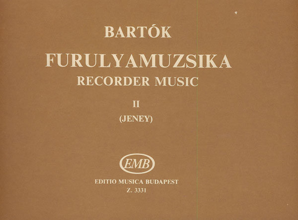 BARTOK B. - MUSICA PARA FLAUTA DULCE V.2         AAT -