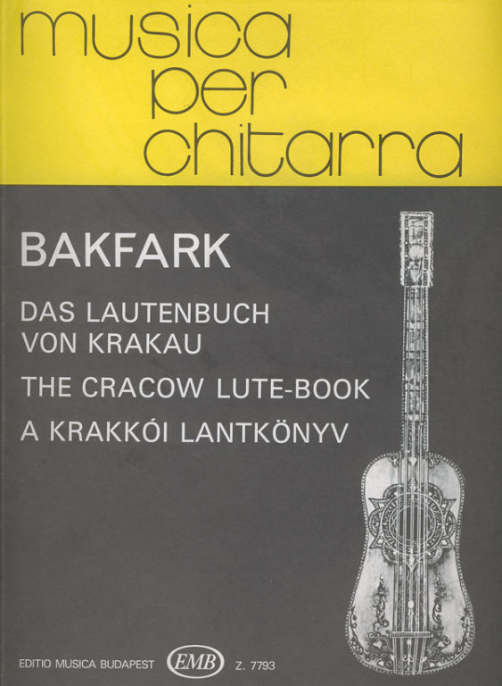 BAKFARK V. - LIBRO DE LAUD DE CRACOVIA -