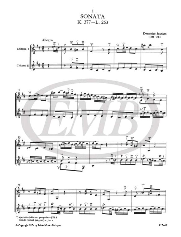 SCARLATTI D. - SONATAS (5) -
