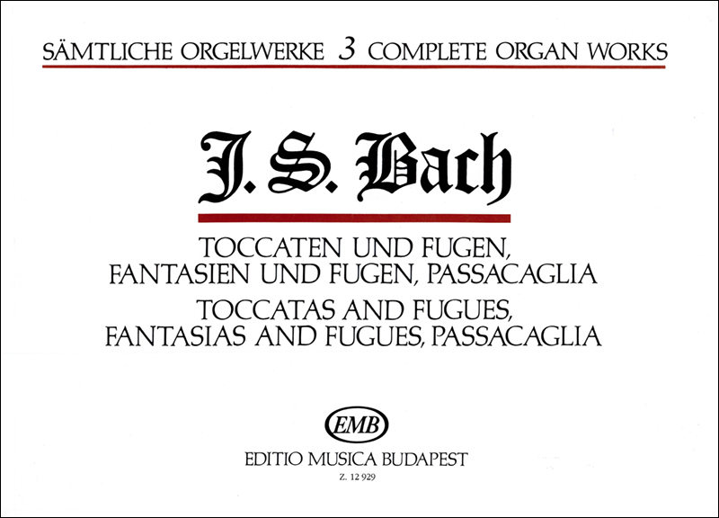 BACH J.S. - OBRA V.3 (TOCATAS Y FUGAS) -