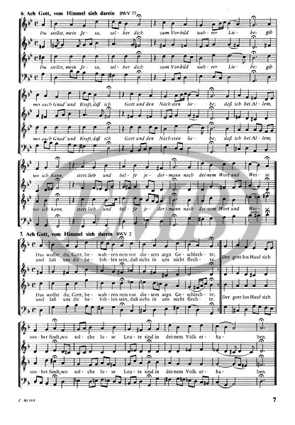 BACH J.S. - CORALES A 4 VOCES (388) - 2