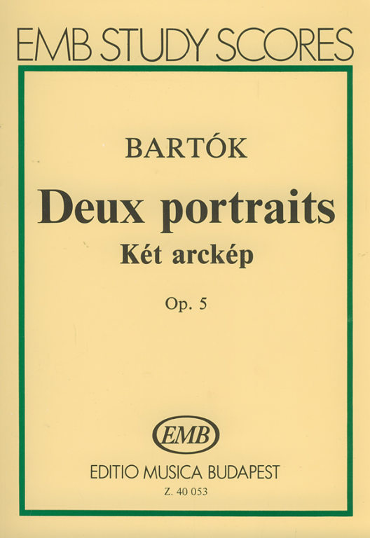 BARTOK B. - ZWEI BILDNISSE -