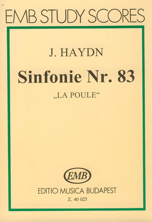 HAYDN J. - SINFONIA Nº83 SOL m LA POULE -(BOLSILLO)