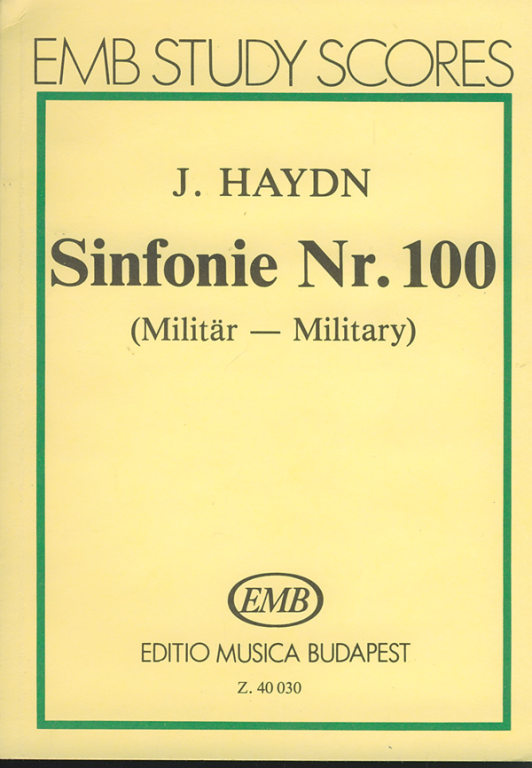 HAYDN J. - SINFONIA Nº100 SOL M MILITAR -