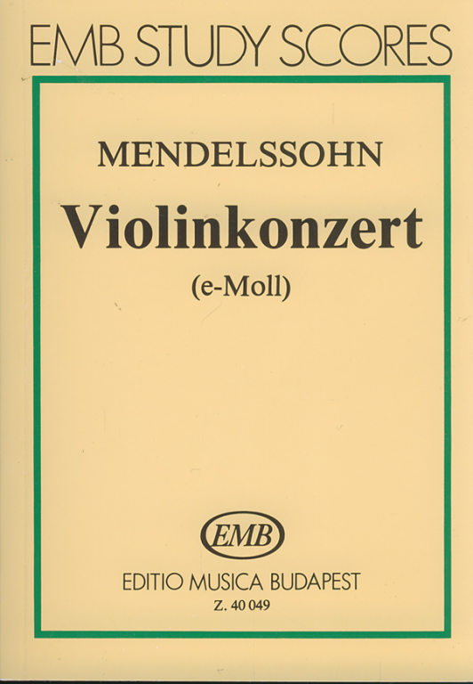 MENDELSSOHN F. - CONCIERTO MI m (V) - OP.64