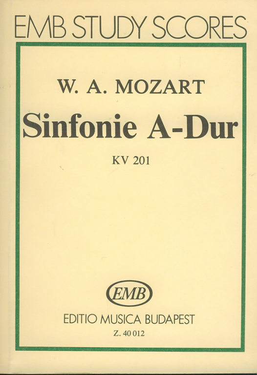MOZART W.A. - SINFONIA Nº29 LA M -